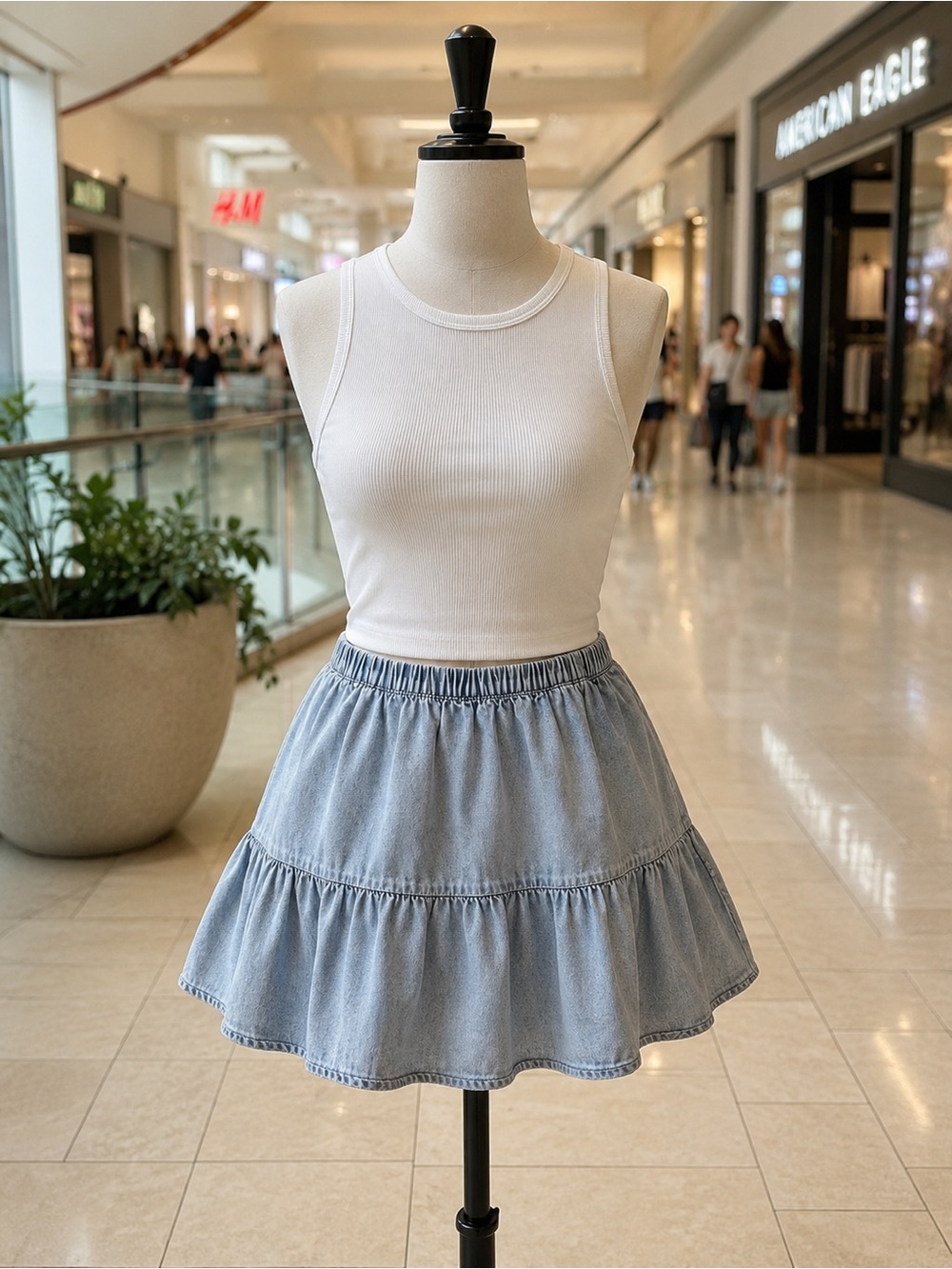 American Eagle denim skirt